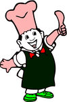 卡通男厨师