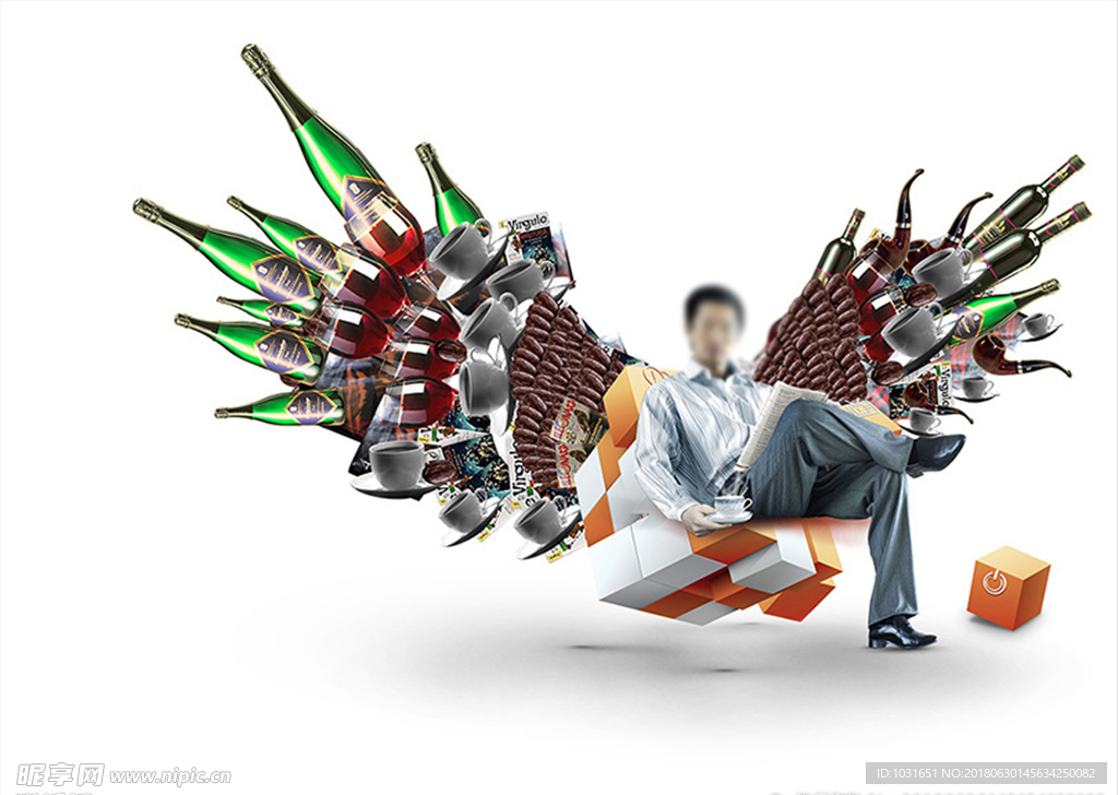 吃喝玩乐  创意人物