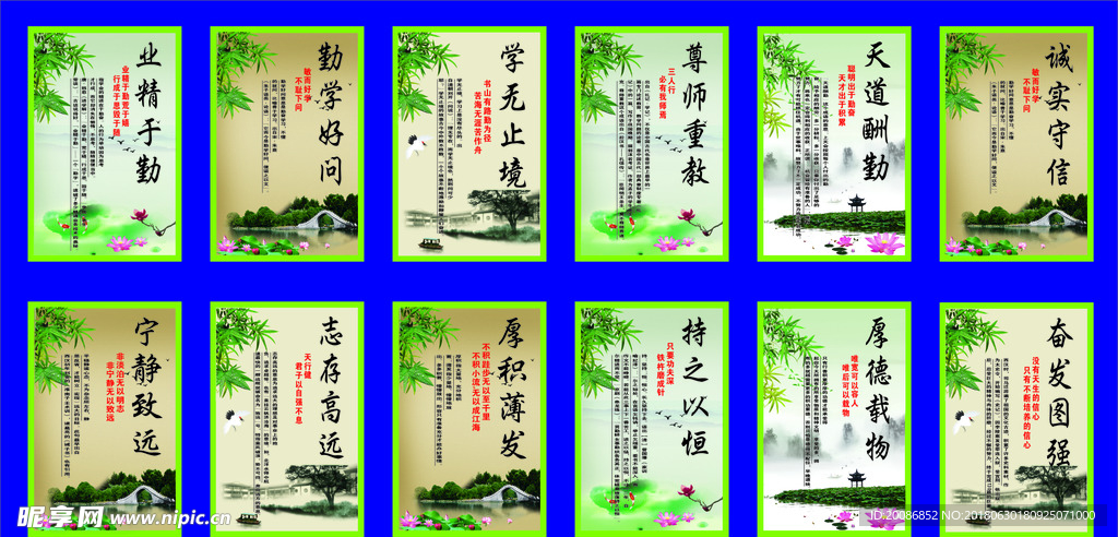 学校展板  学校版面