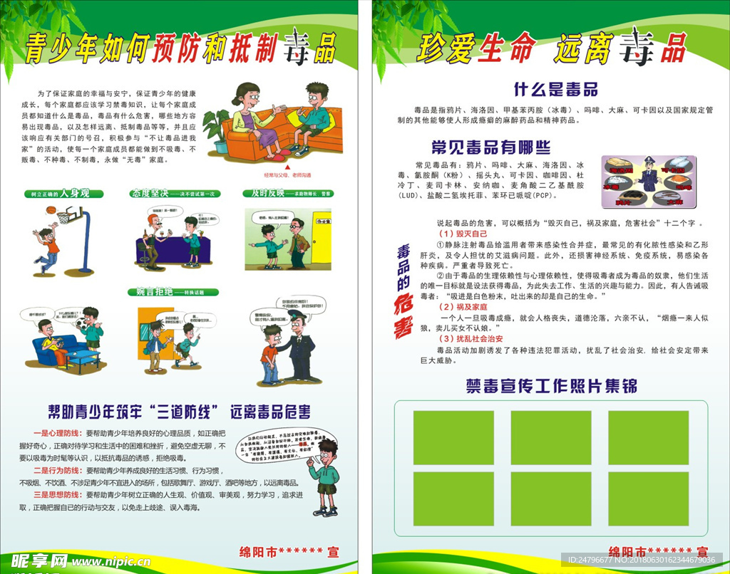禁毒展板