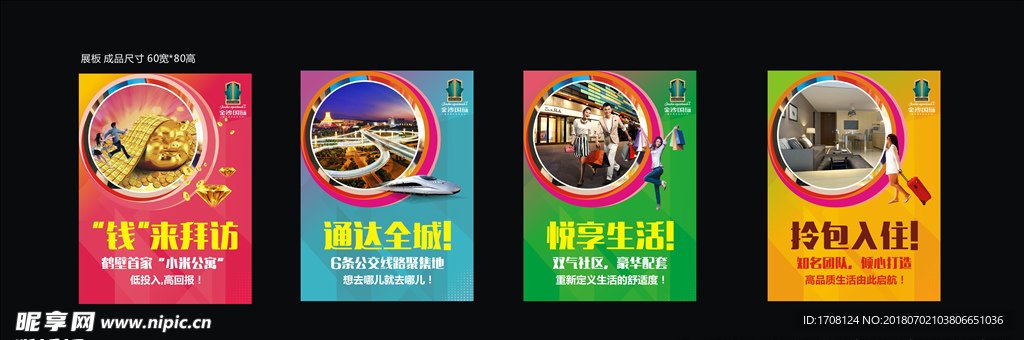 地产公寓展板电梯广告灯箱