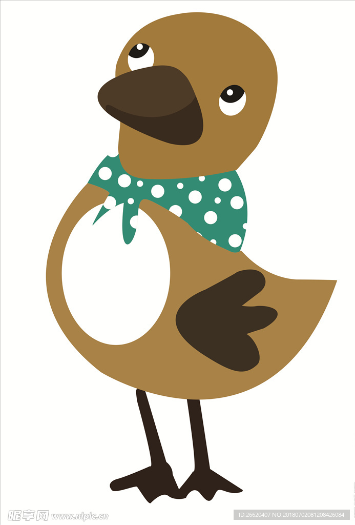 卡通鸭子