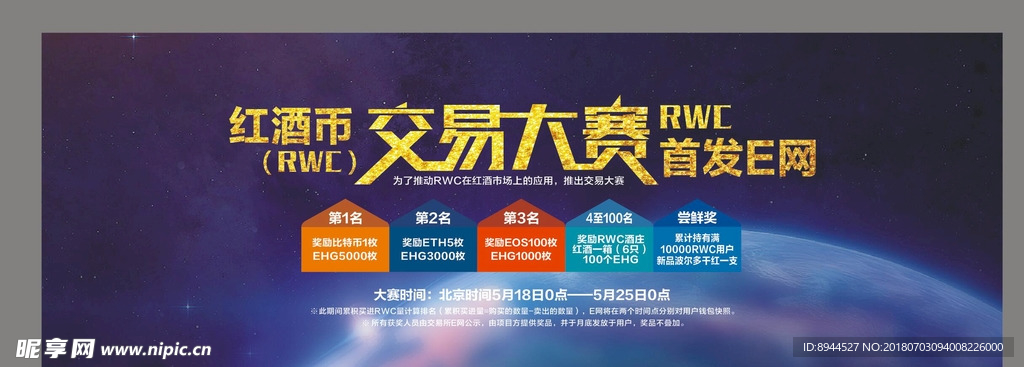 交易大赛展板海报