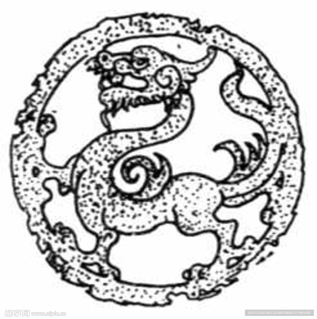 古典龙纹 鼎纹 古典花纹 中