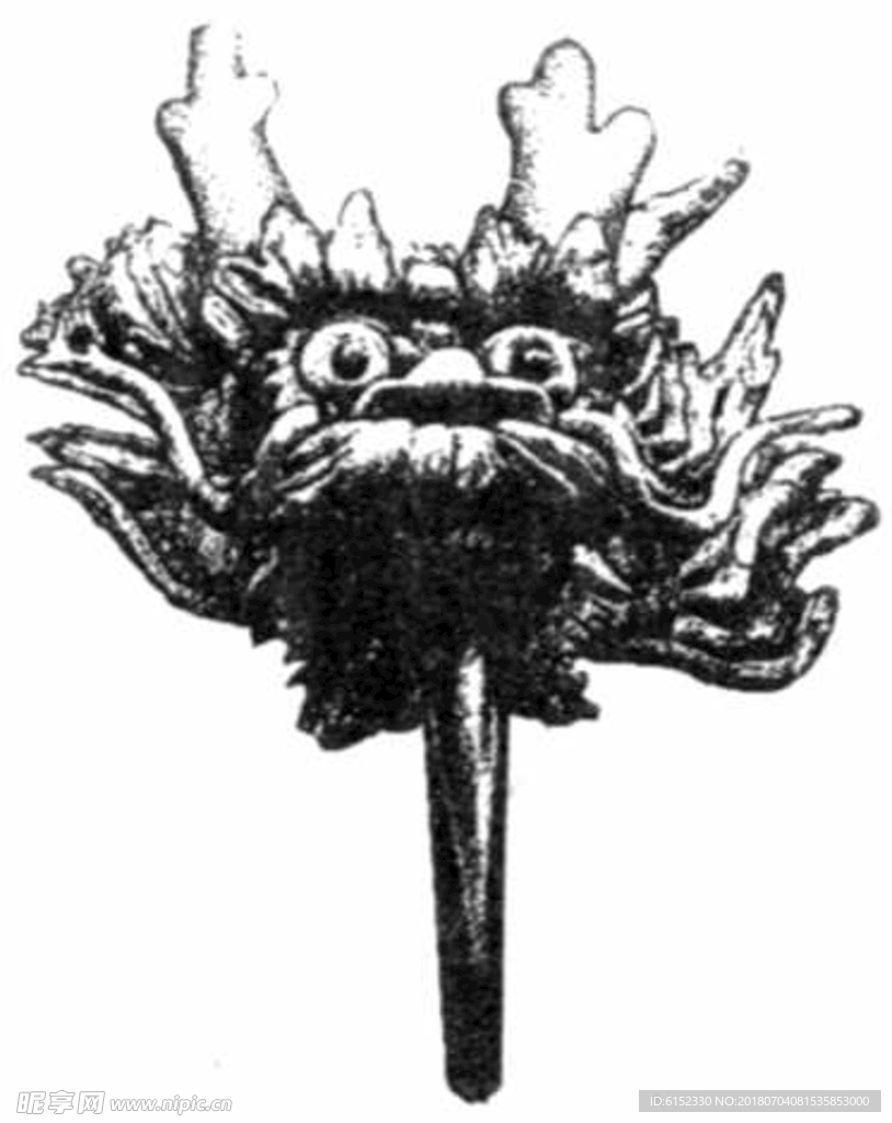 古典龙纹 鼎纹 古典花纹 中国