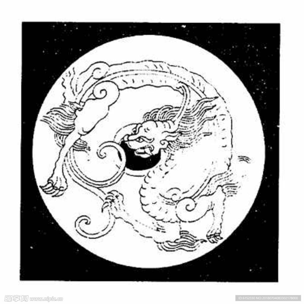 古典龙纹 鼎纹 古典花纹 中