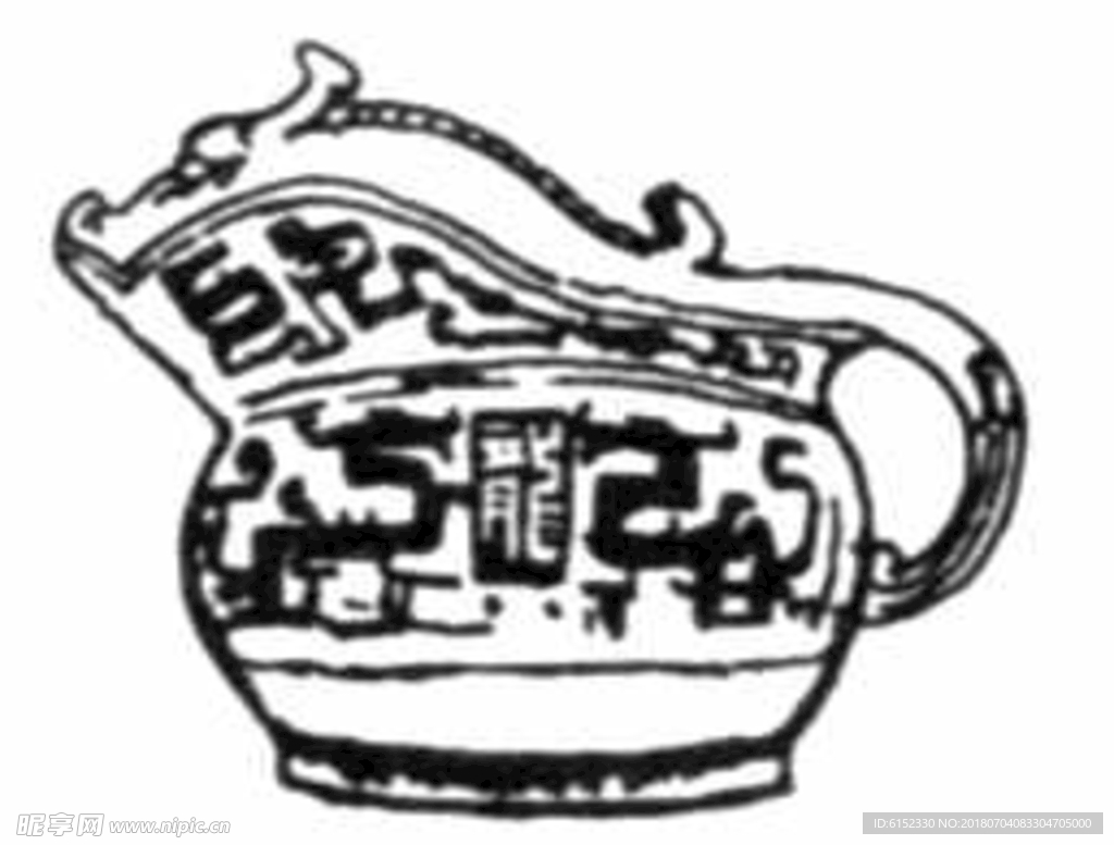 古典龙纹 鼎纹 古典花纹 中