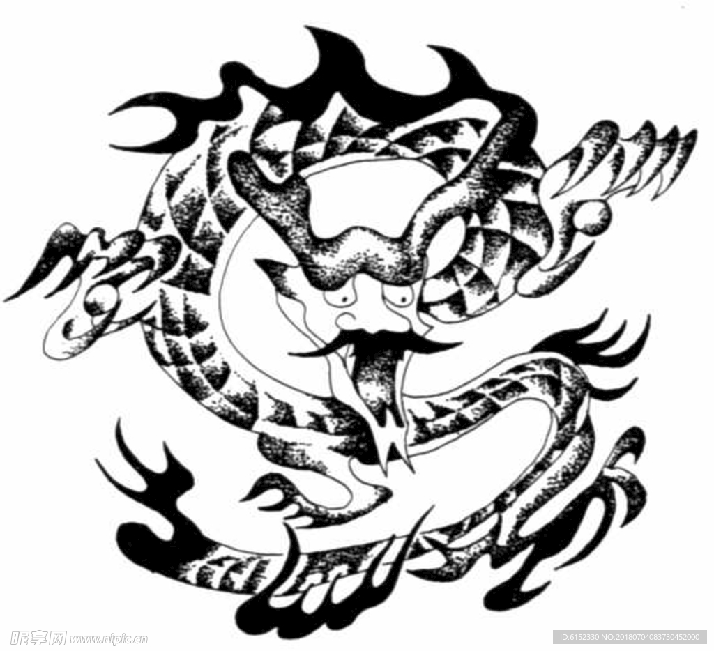 古典龙纹 鼎纹 古典花纹 中