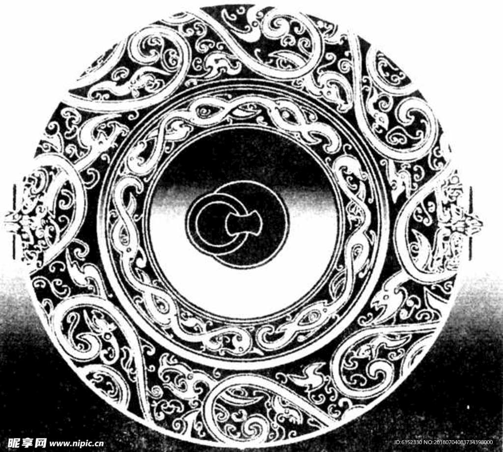 古典龙纹 鼎纹 古典花纹 中