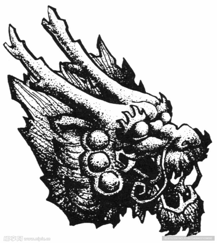 古典龙纹 鼎纹 古典花纹 中