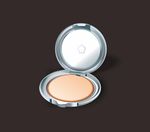 粉盒  矢量图 粉饼