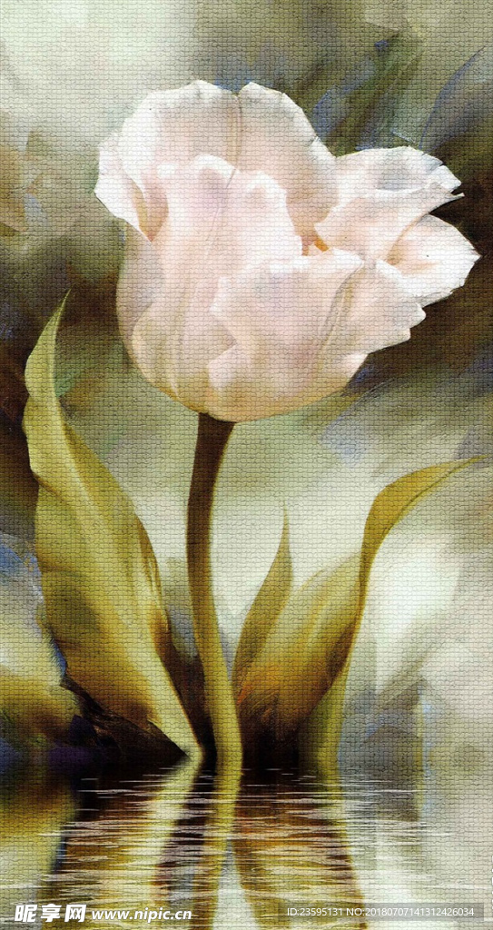 玄关花卉装饰画