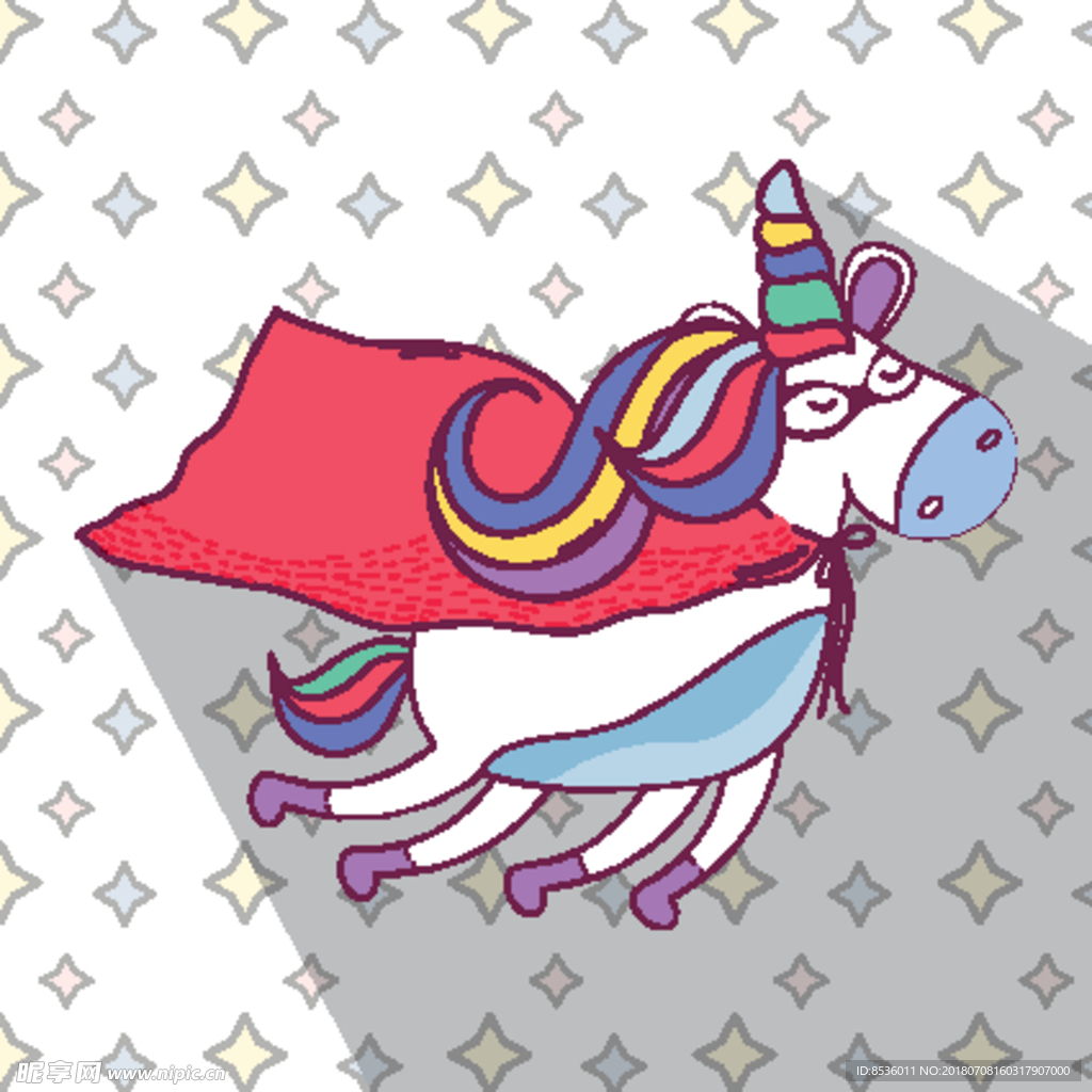 卡通独角兽