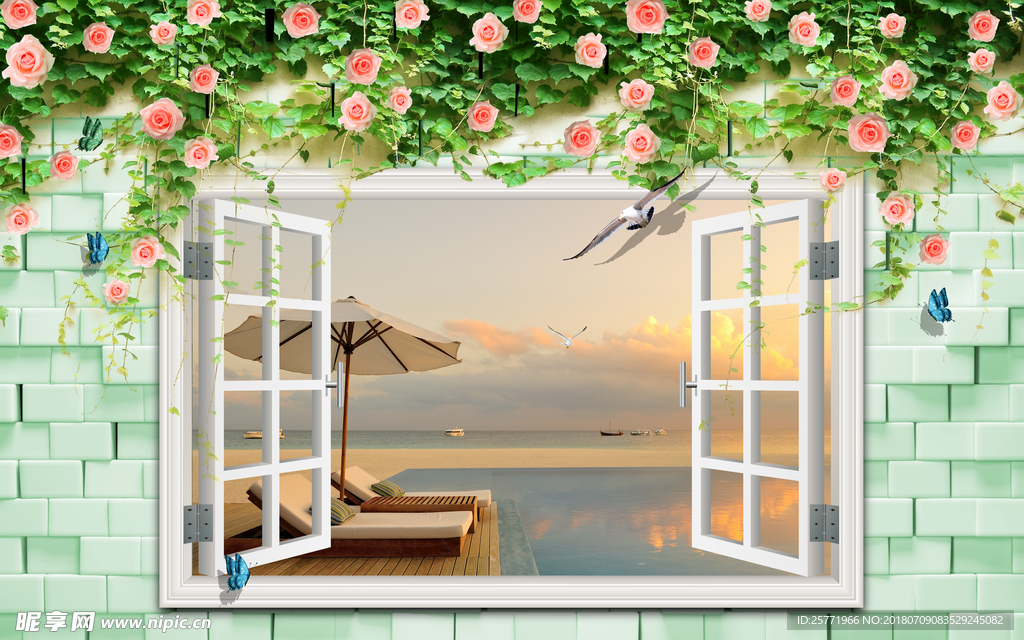 唯美高清3D户外风光背景壁纸