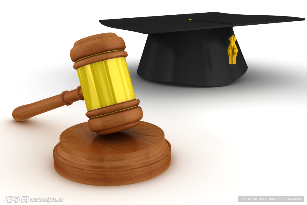 毕业季硕士帽锤子