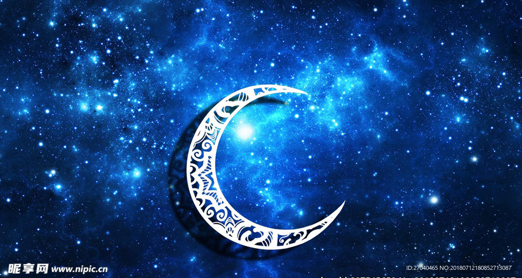 星空婚礼主背景