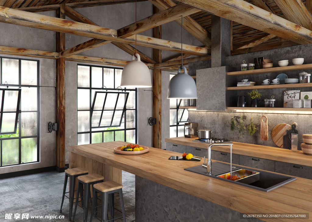 欧美厨房空间设计