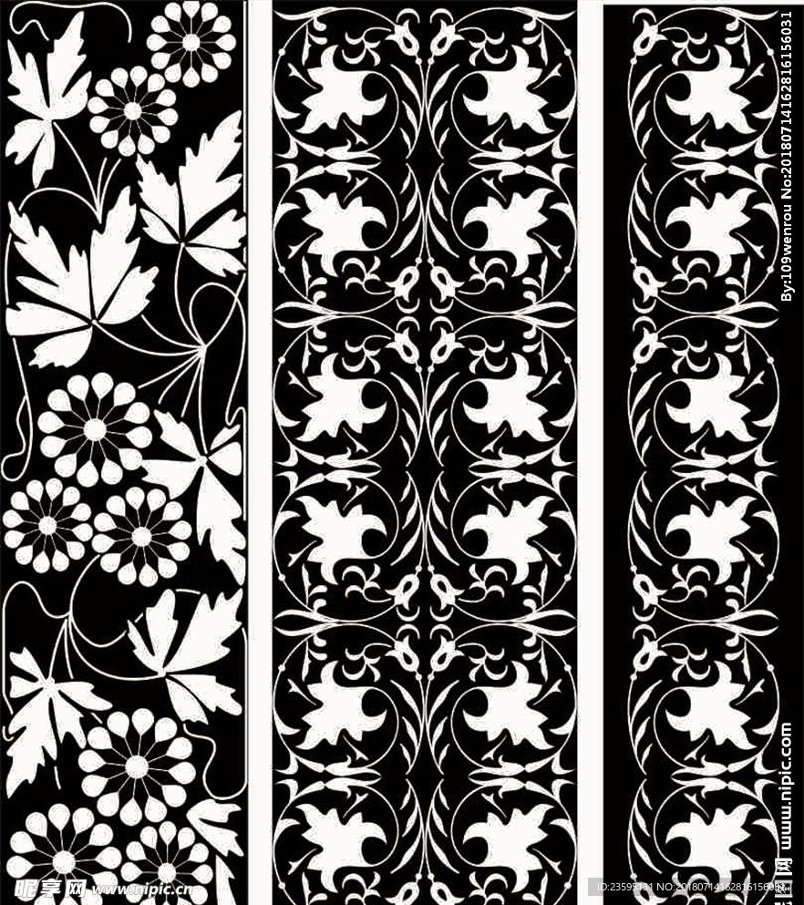 雕刻 镂空 屏风 雕花