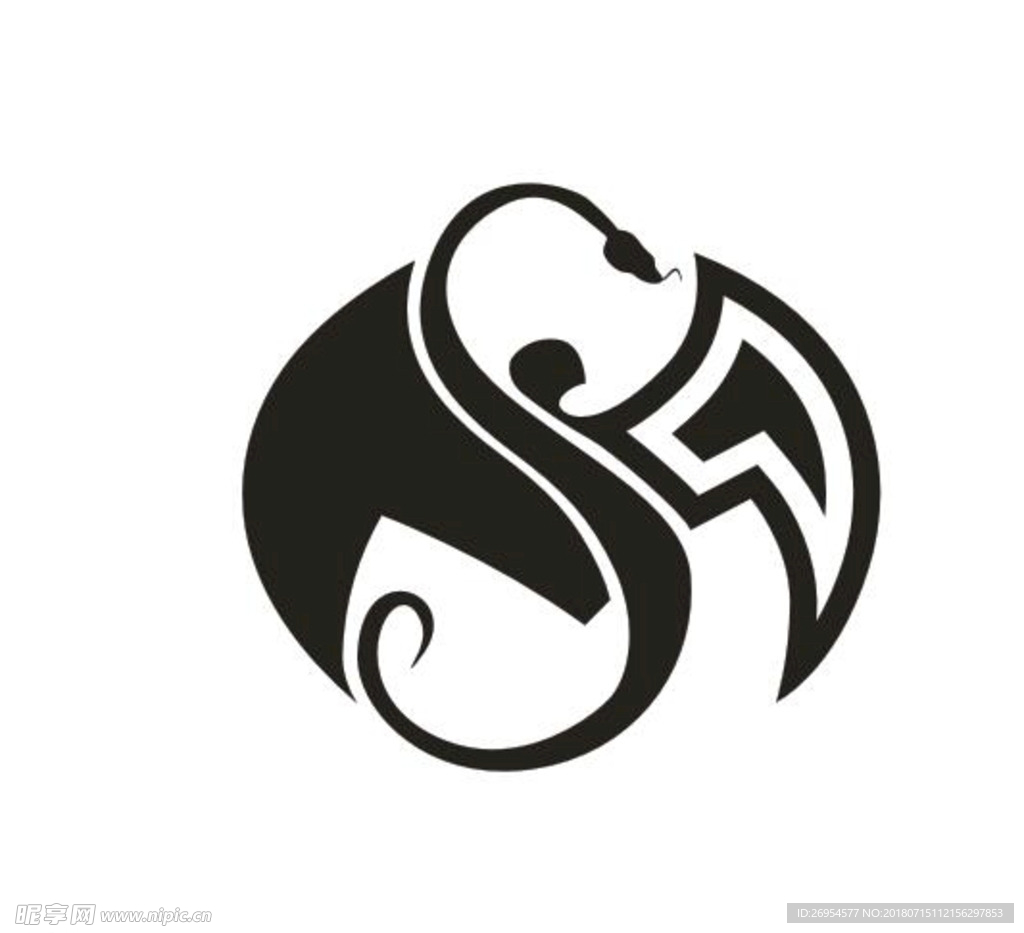 logo素材 卡通蛇 图标素材