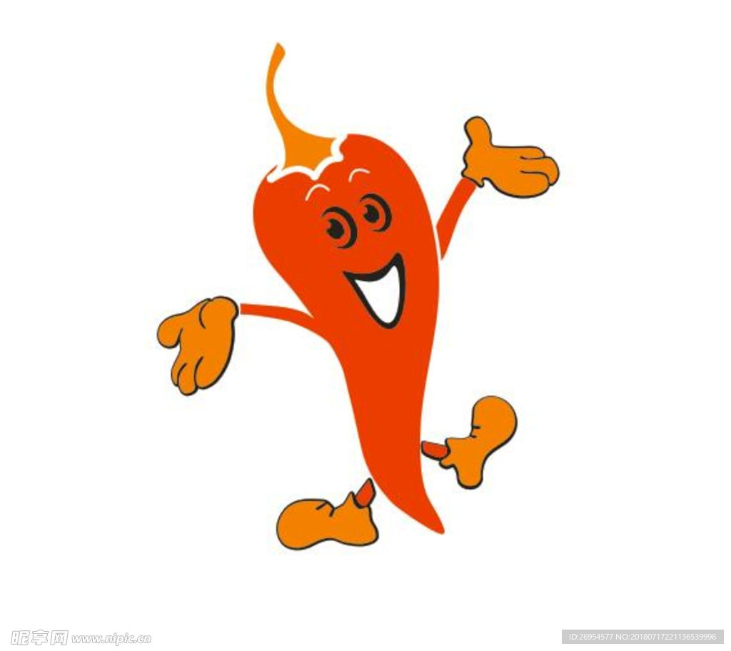 卡通小辣椒矢量图文件