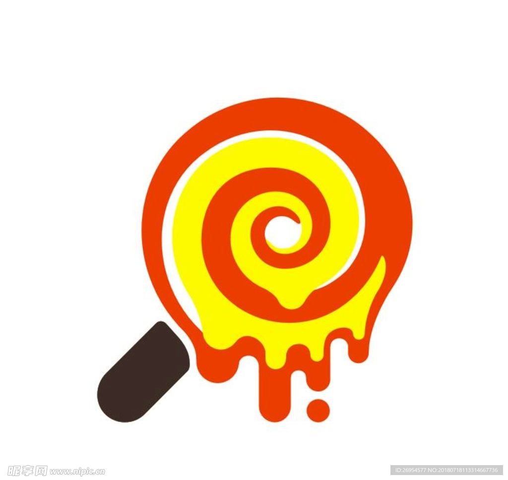 卡通糖果矢量图