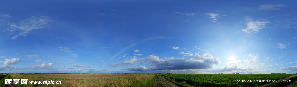 外景-天空-全景天空-蓝天多云