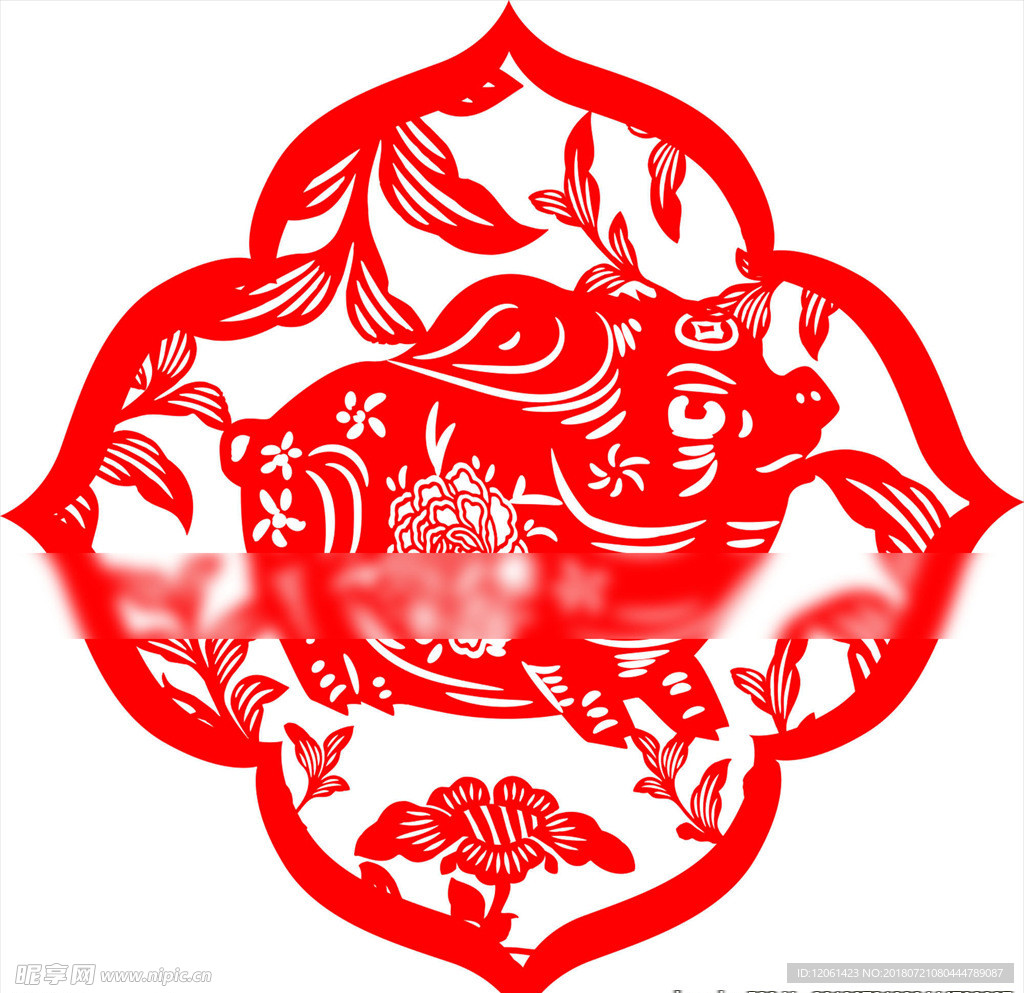 猪年剪纸