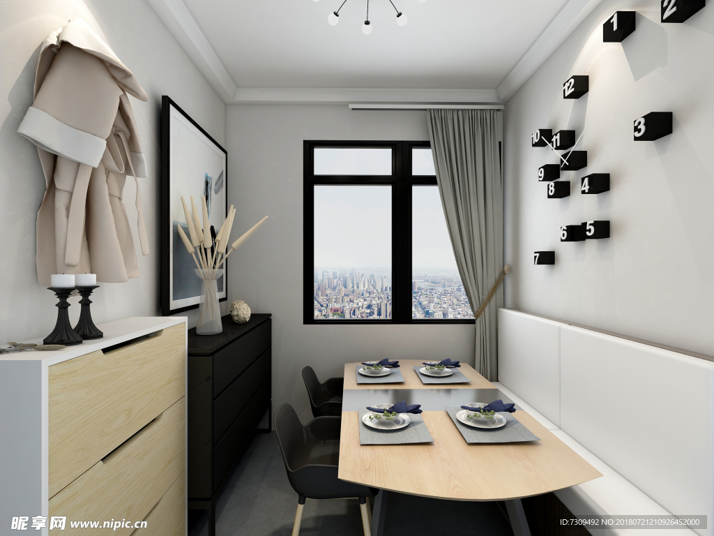 简约餐厅装修效果图