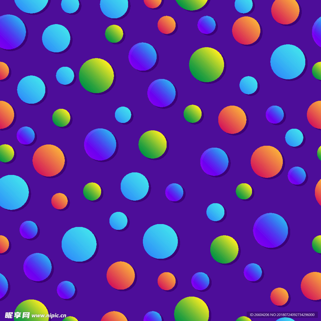 炫彩质感圆点背景
