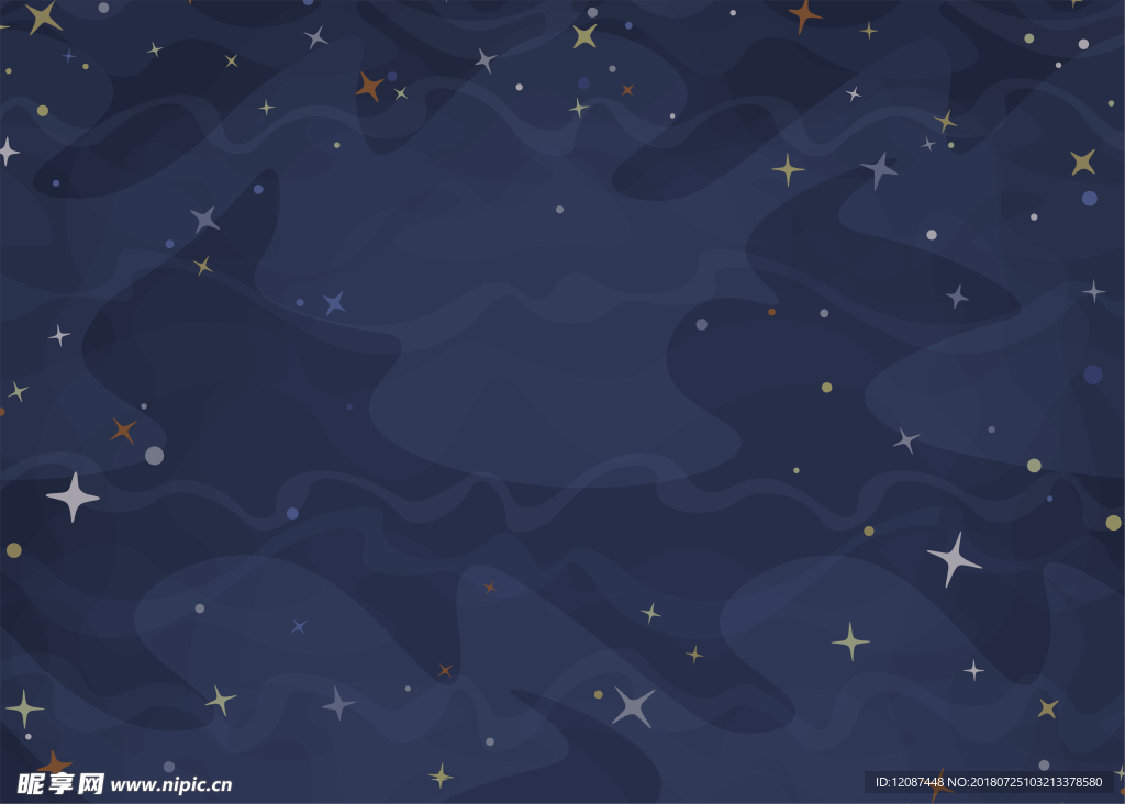卡通星星背景