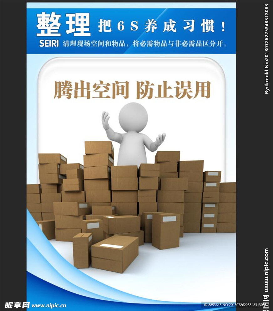 5S6S7S宣传海报挂图整理整