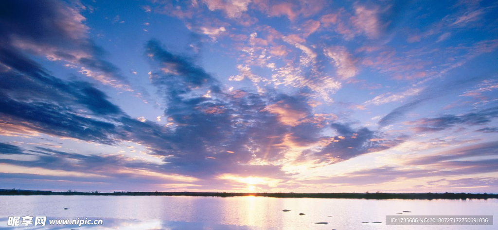 万能天空 晚霞 高清天空 宽屏