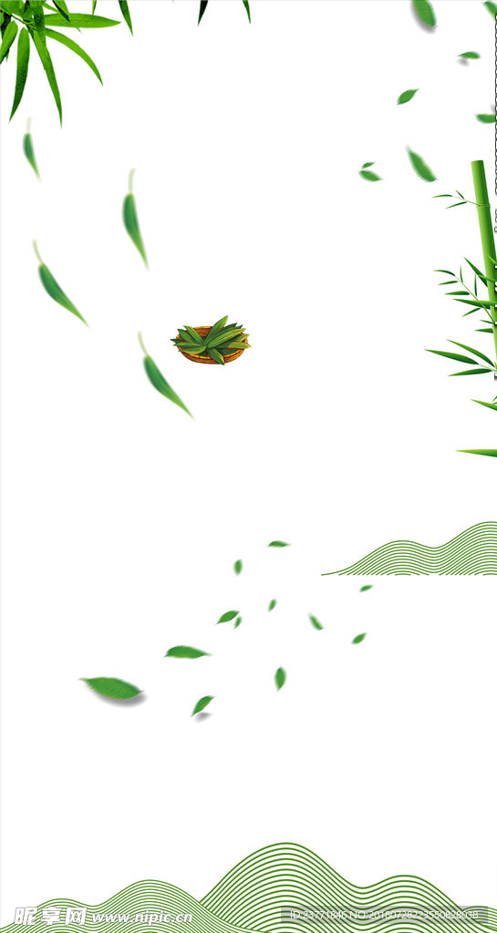竹叶背景