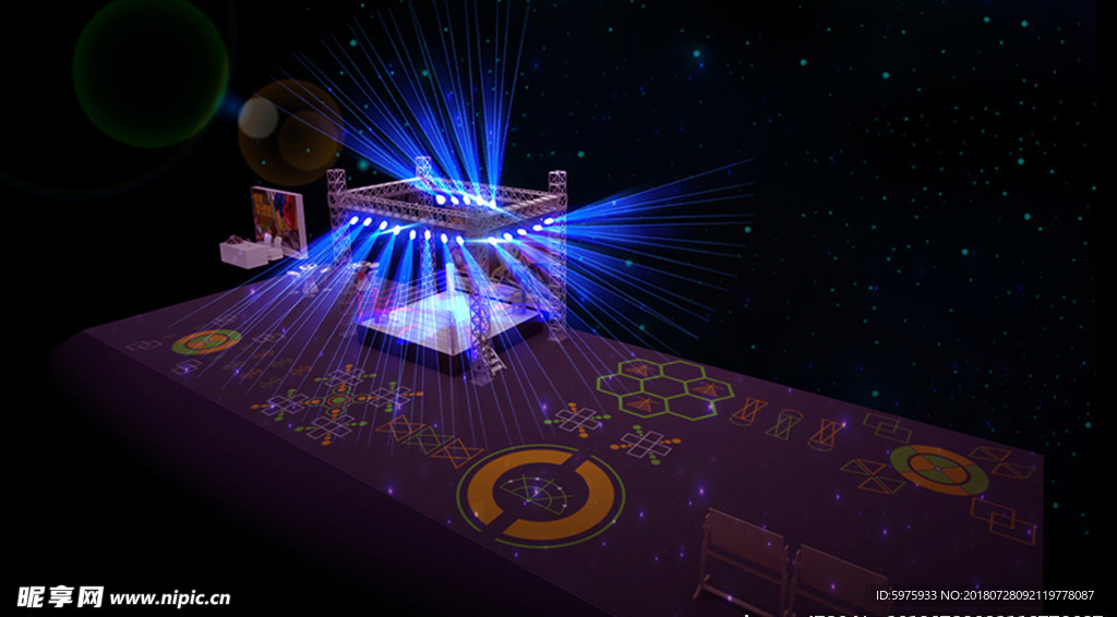 舞美灯光效果图