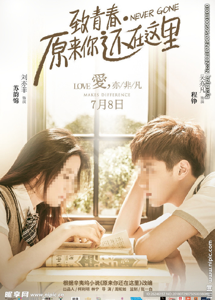 致青春毕业季图片展板背景下载