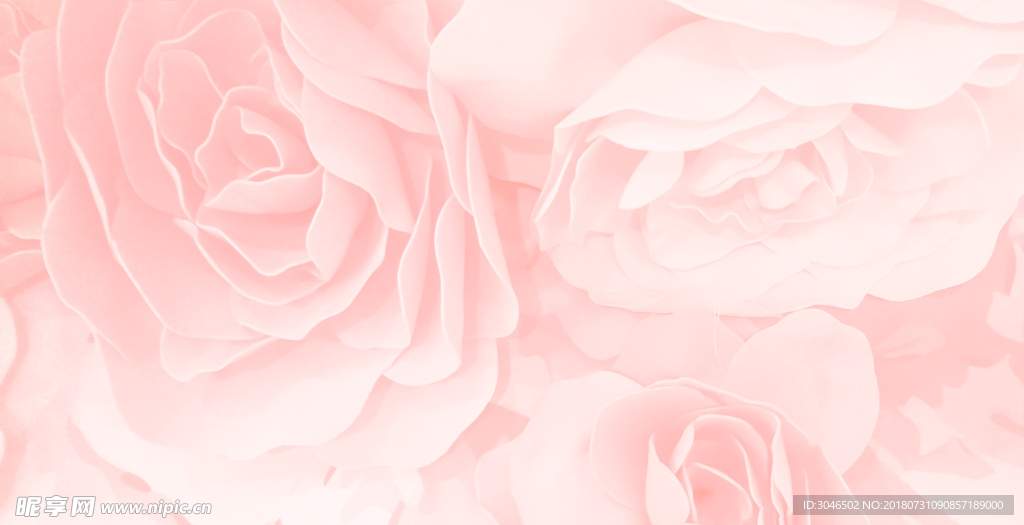 粉色浪漫花卉背景