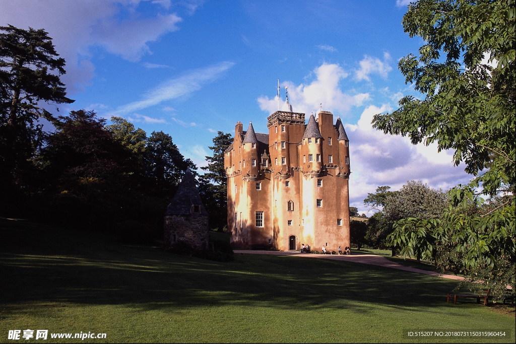 英国城堡 自然景观 环游世界