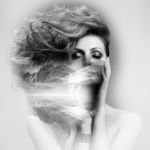 人物剪影图片设计分层