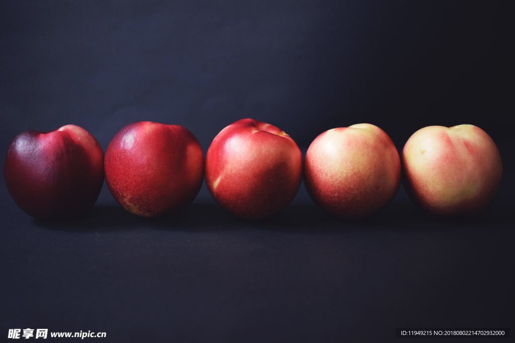 新鲜桃子 高清水果摄影