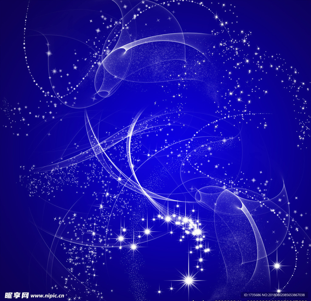 PSD分层星光 光线