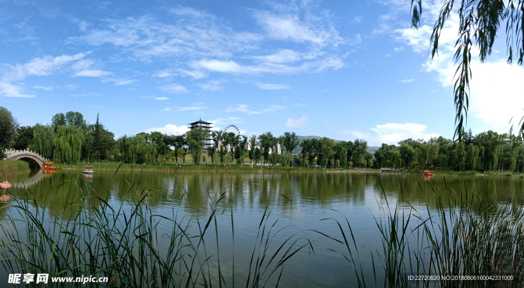 蓝天白云风景素材