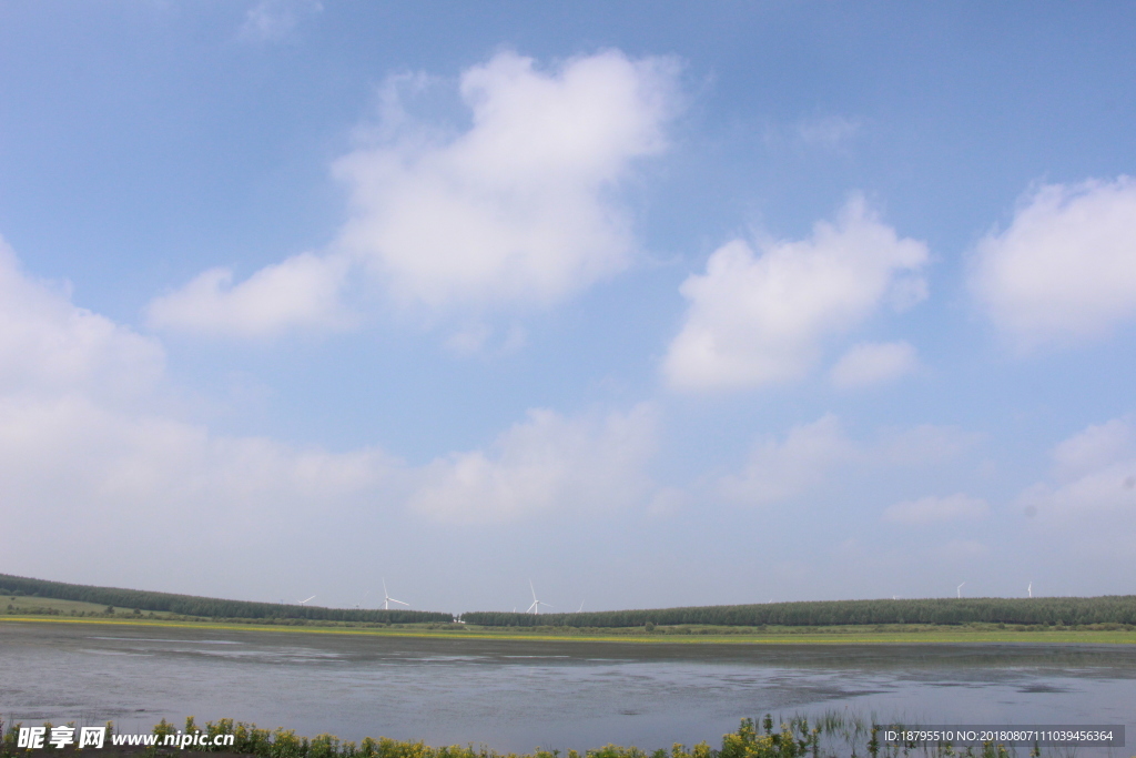 蓝天 白云 草原 草