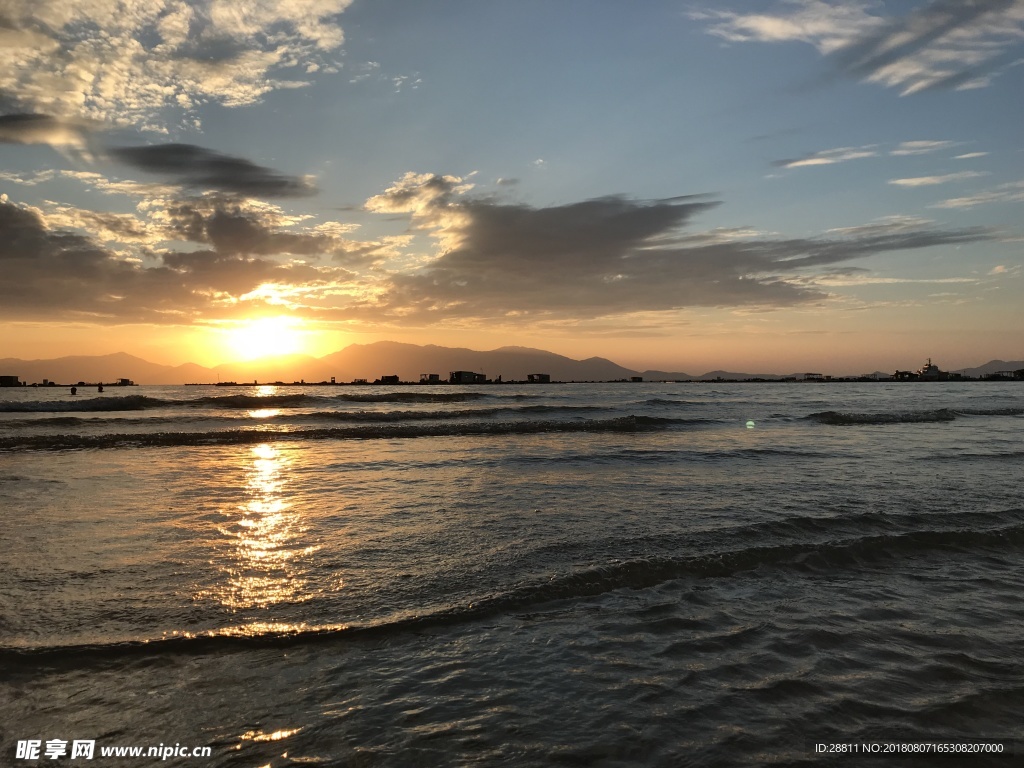 马尾岛落日