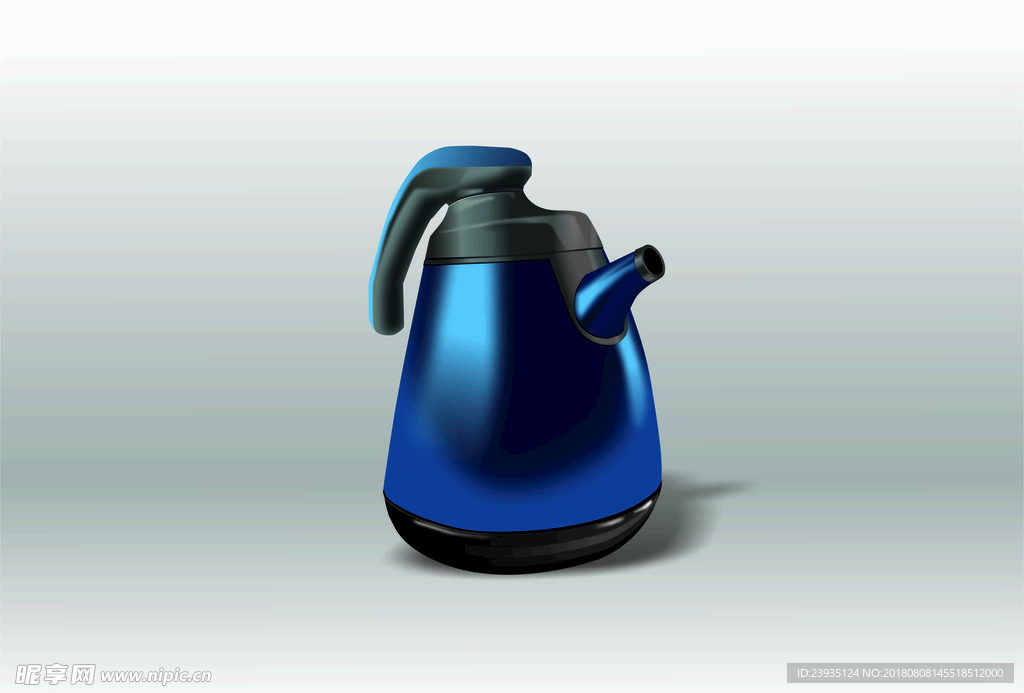 3D立体矢量保温壶设计