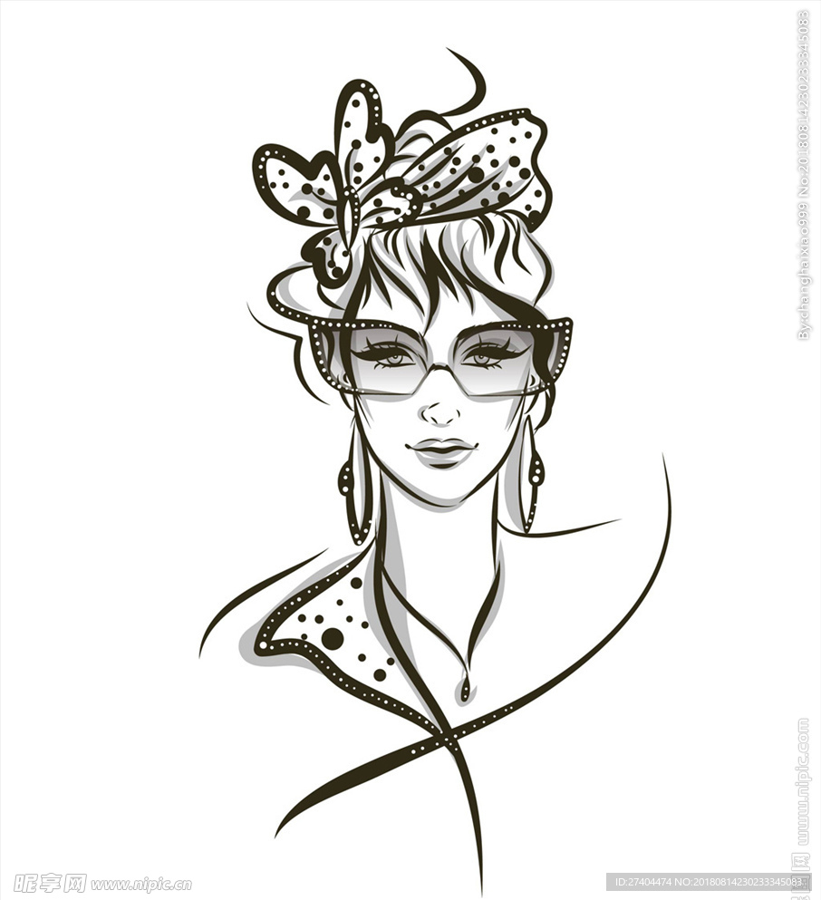 手绘卡通人物图片