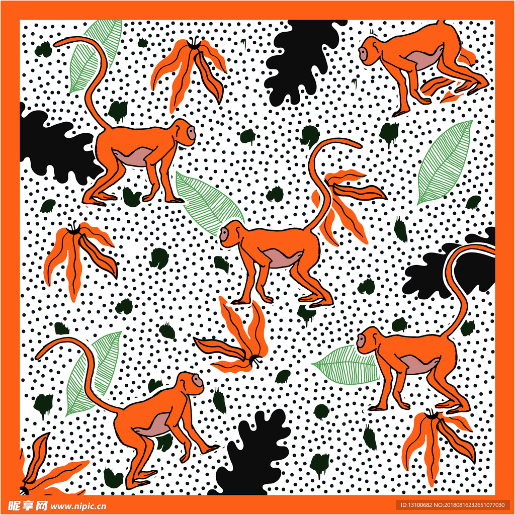 数码印花 服装印花 花型图案