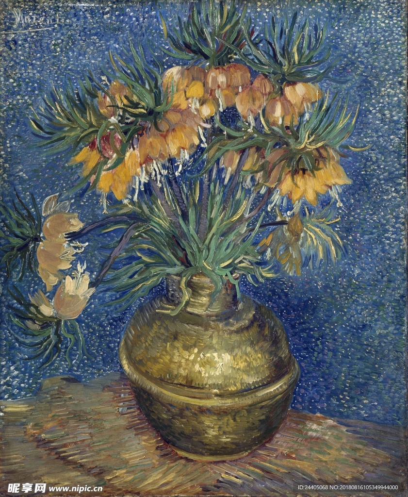 装饰画 手绘花卉 文化艺术绘画