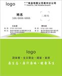 绿色名片