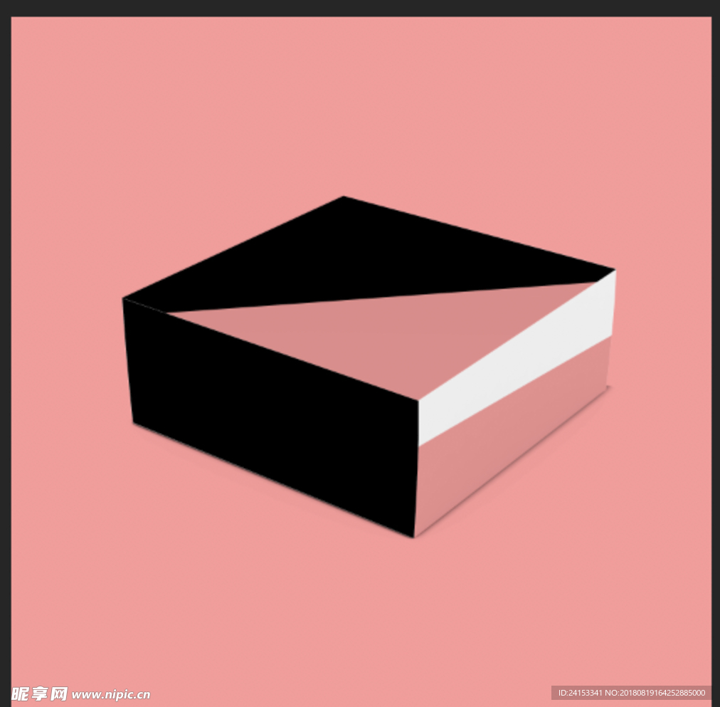 包装盒子效果图样机贴图