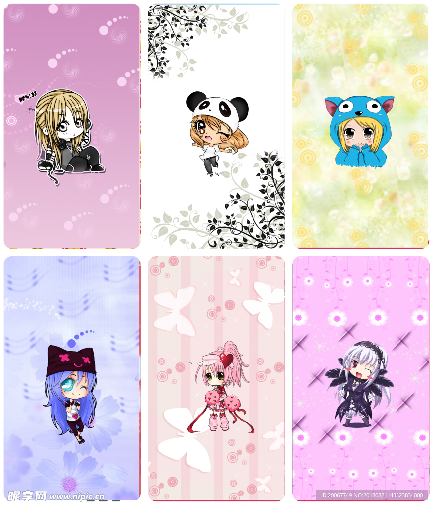 清晰卡通手机图